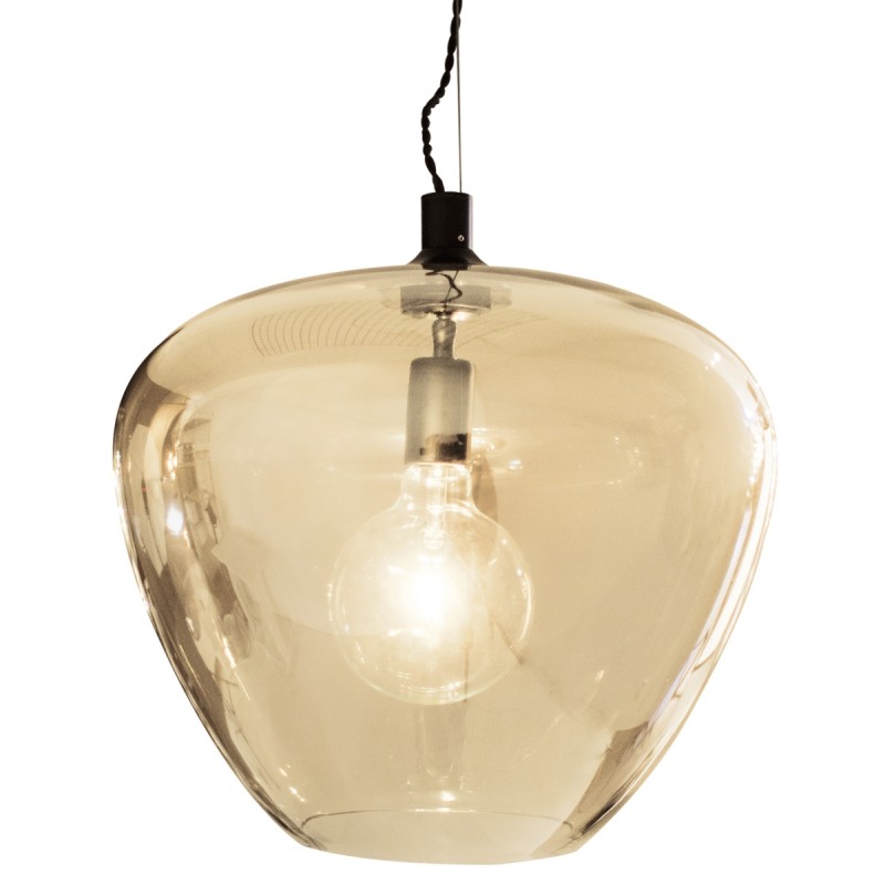 BellissimoGrandeGlasPendelAmberGuld40ByRydns-30