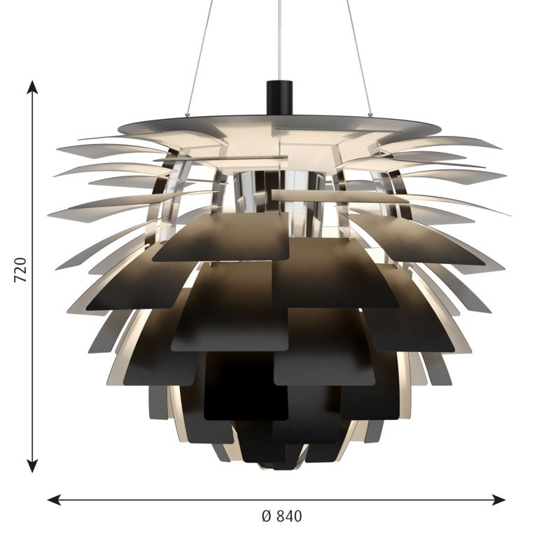PHArtichoke840LED2700KSortPendelLouisPoulsen-00