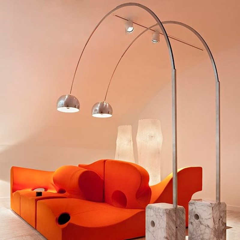 ArcoLEDGulvlampeCromeFlos-00