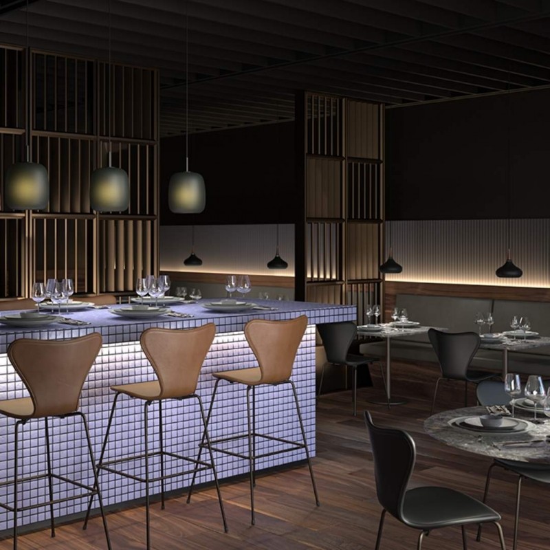 MalumaPendelH350MossGreenFritzHansen-01