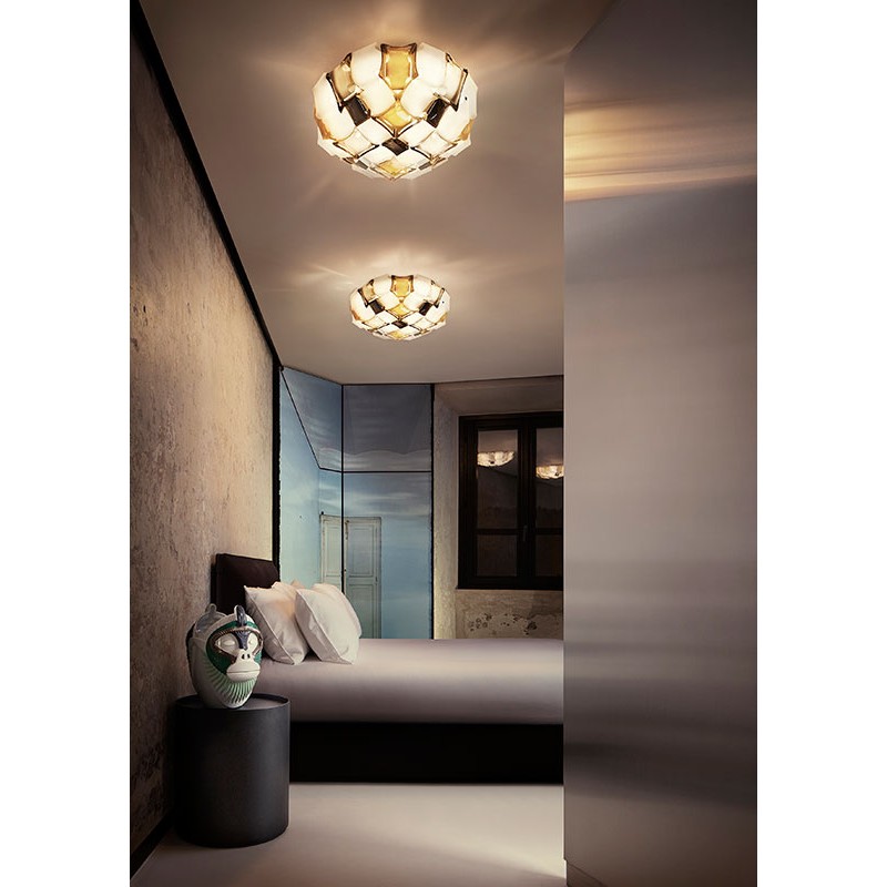 MIDAMLoftVglampeAmberGuld50SLAMP-00
