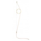 WireringPinkVglampeGuldCirkel2700KFlos-00